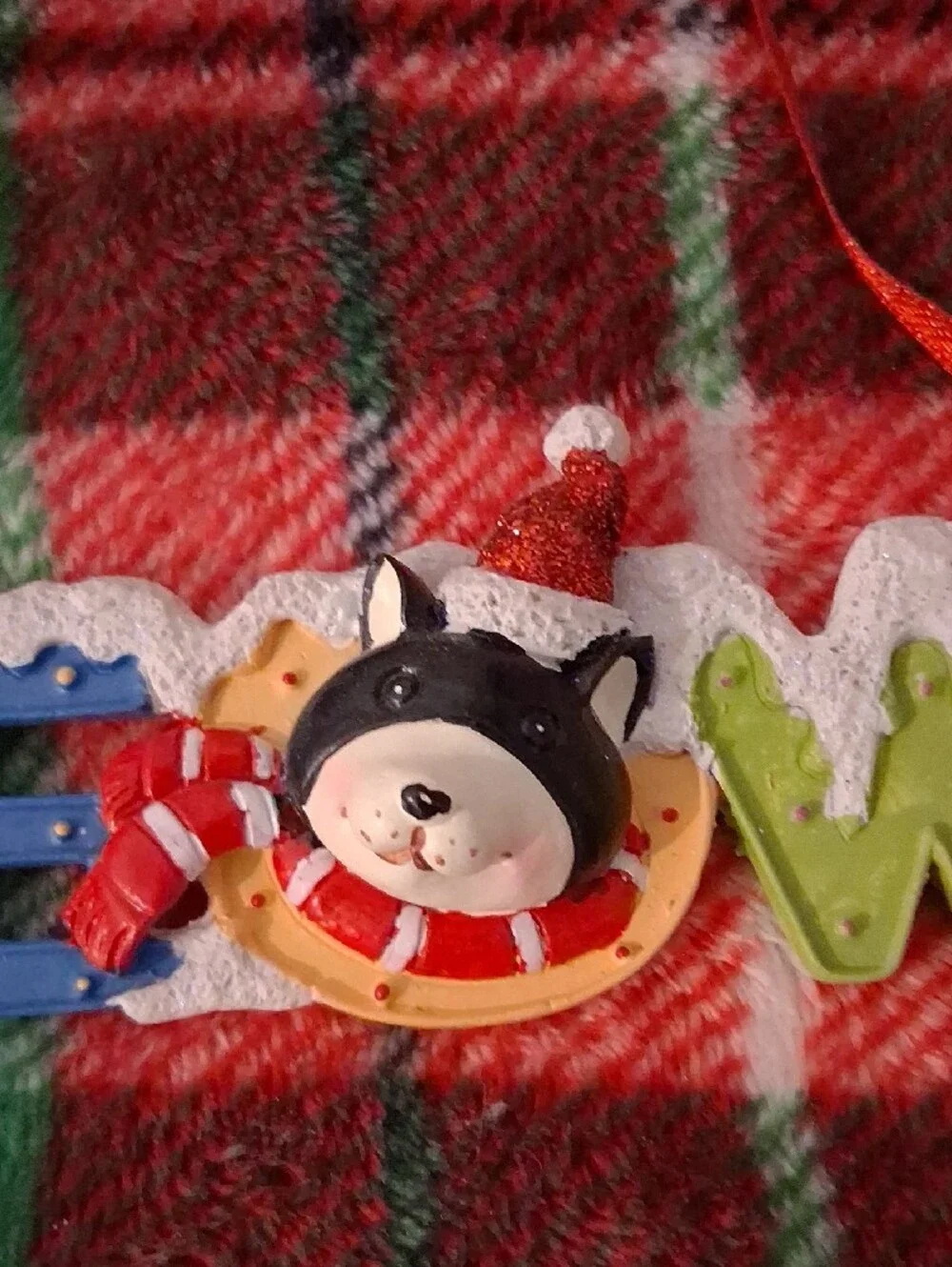 Meow Cat Christmas Ornament